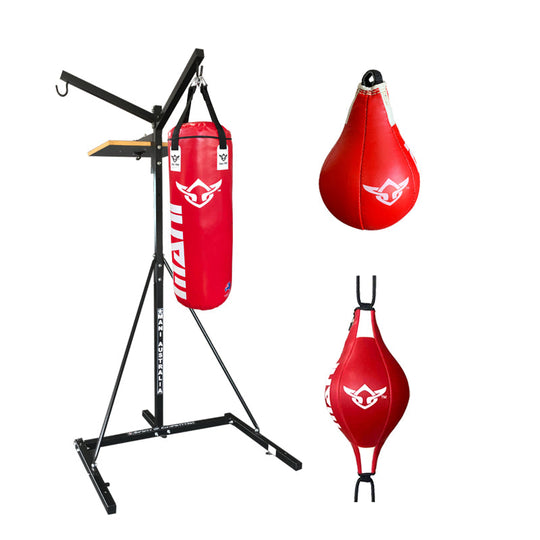 Mani 3 in 1 Boxing Bag Stand with Speedball, Floor to Ceiling & Boxing Bag