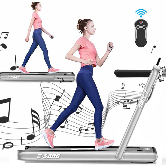 2 in 1 Slim Line Electric Treadmill