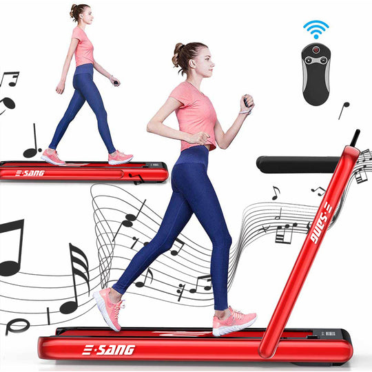2 in 1 Slim Line Electric Treadmill
