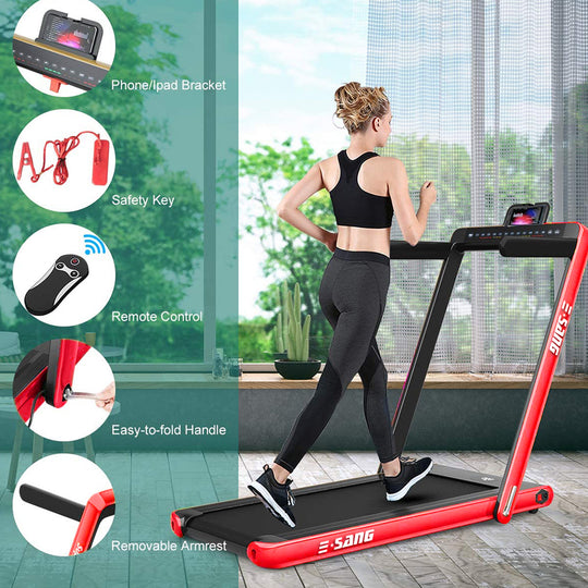 2 in 1 Slim Line Electric Treadmill