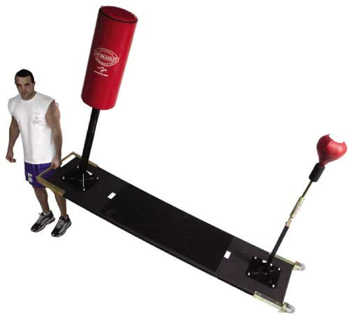 Jim Bradley Combination Portable Base with Spring Ball & Punch or Kick Bag
