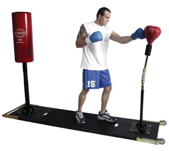 Jim Bradley Combination Portable Base with Spring Ball & Punch or Kick Bag