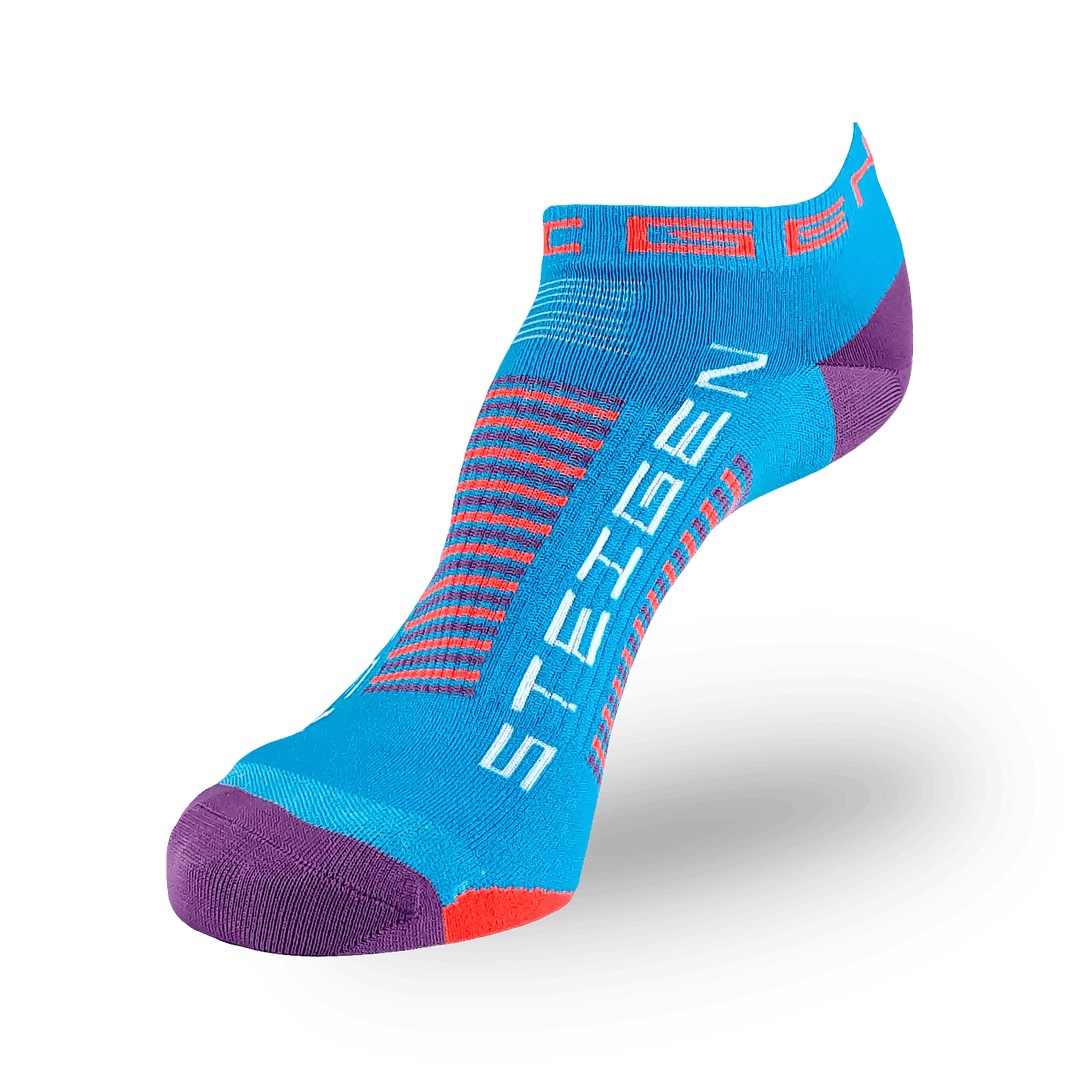 GALAXY BLUE RUNNING SOCKS ZERO LENGTH