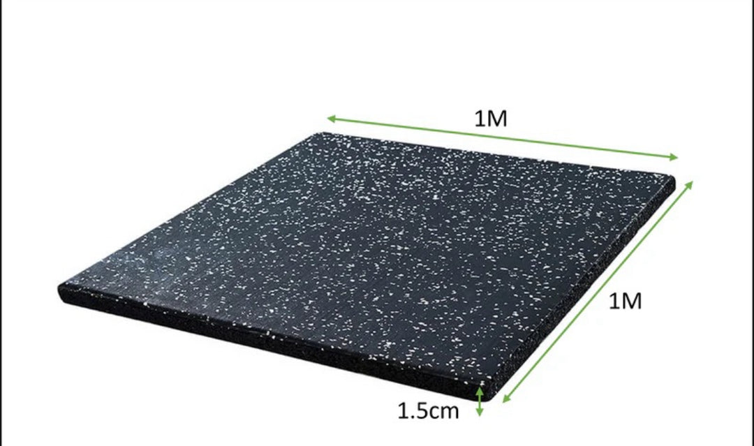 Premium Rubber Flooring with White Fleck