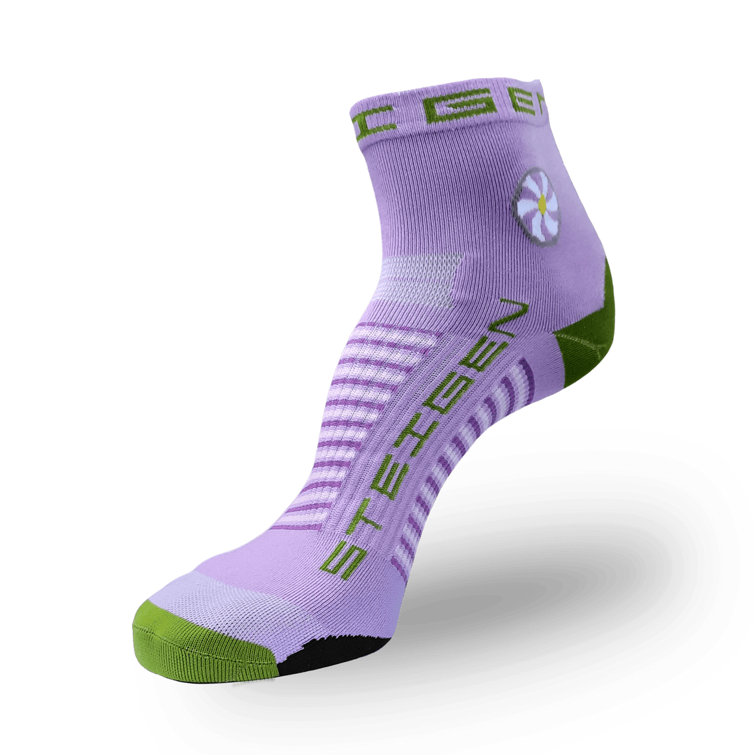 LAVENDER RUNNING SOCKS ¼ LENGTH