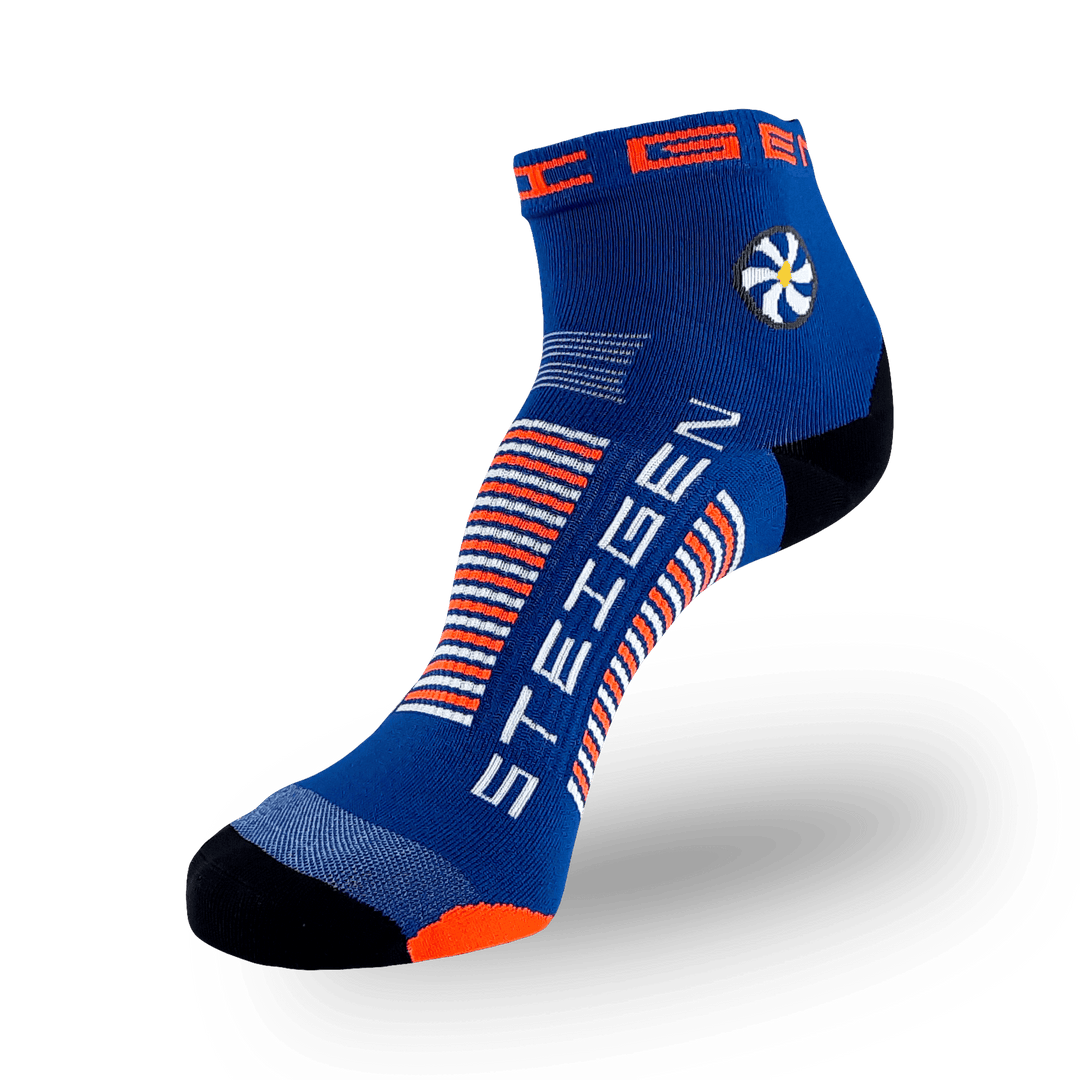 ROYAL BLUE RUNNING SOCKS ¼ LENGTH