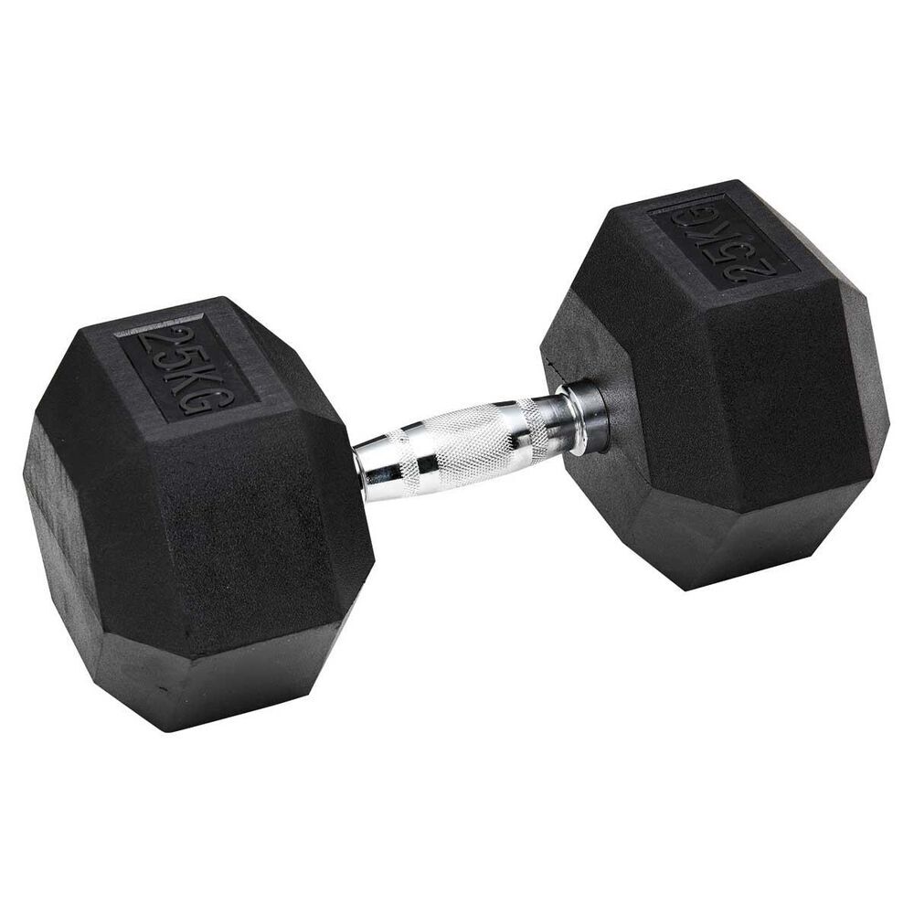 Rubber Hex Dumbbells