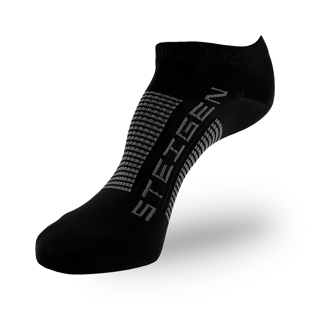 BLACK RUNNING SOCKS ZERO LENGTH