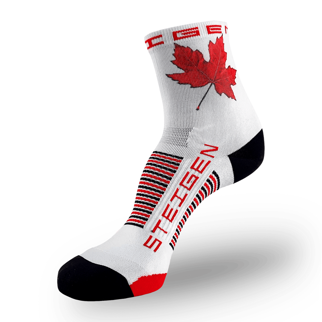 MAPLE LEAF RUNNING SOCKS ½ LENGTH