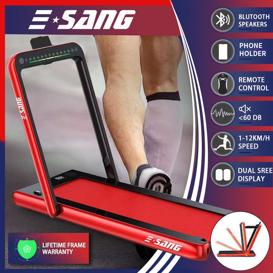 2 in 1 Slim Line Electric Treadmill