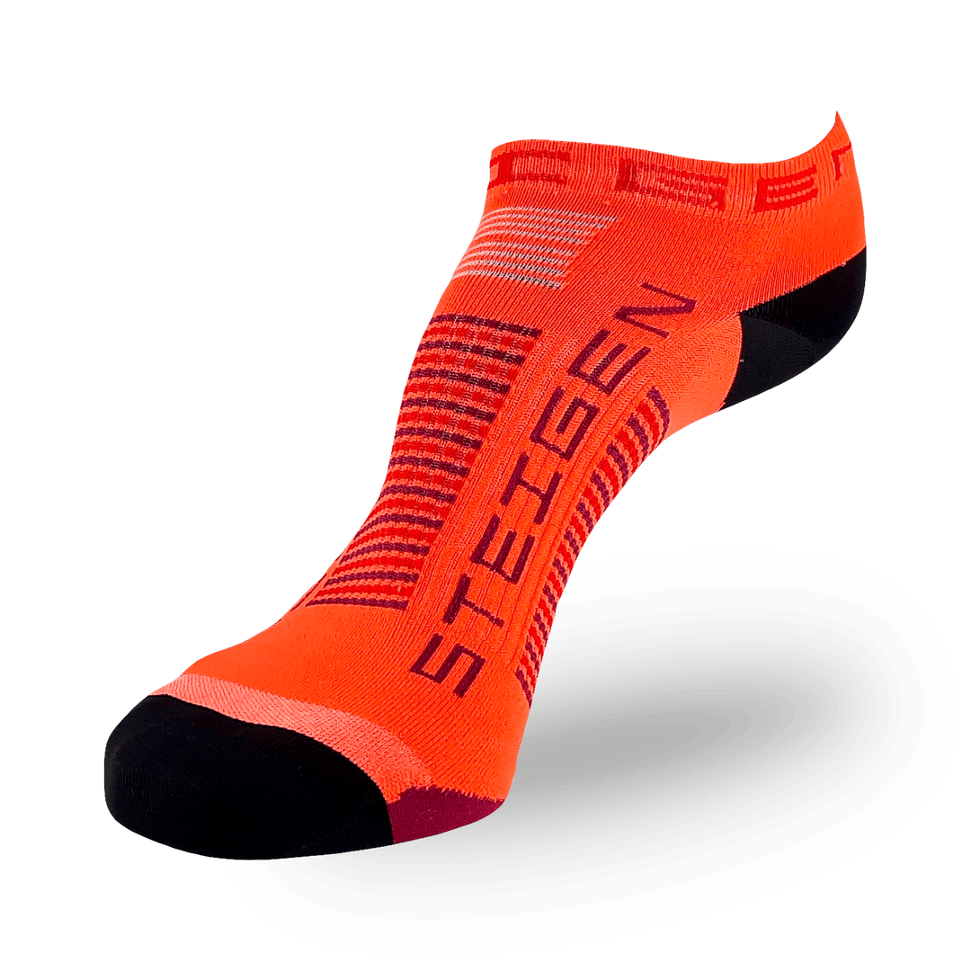 ORANGE RUNNING SOCKS ZERO LENGTH