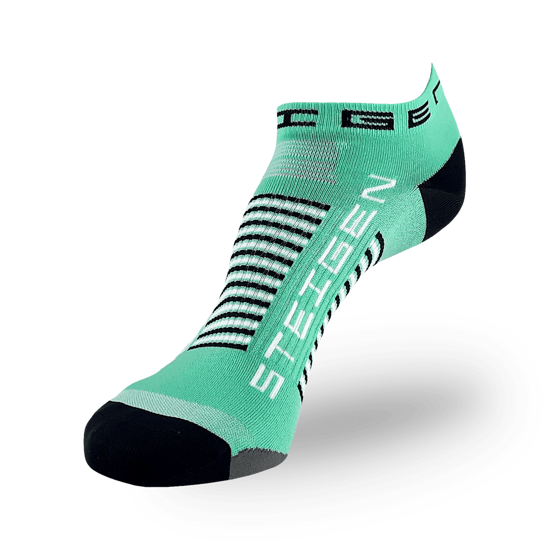 MINT GREEN RUNNING SOCKS ZERO LENGTH