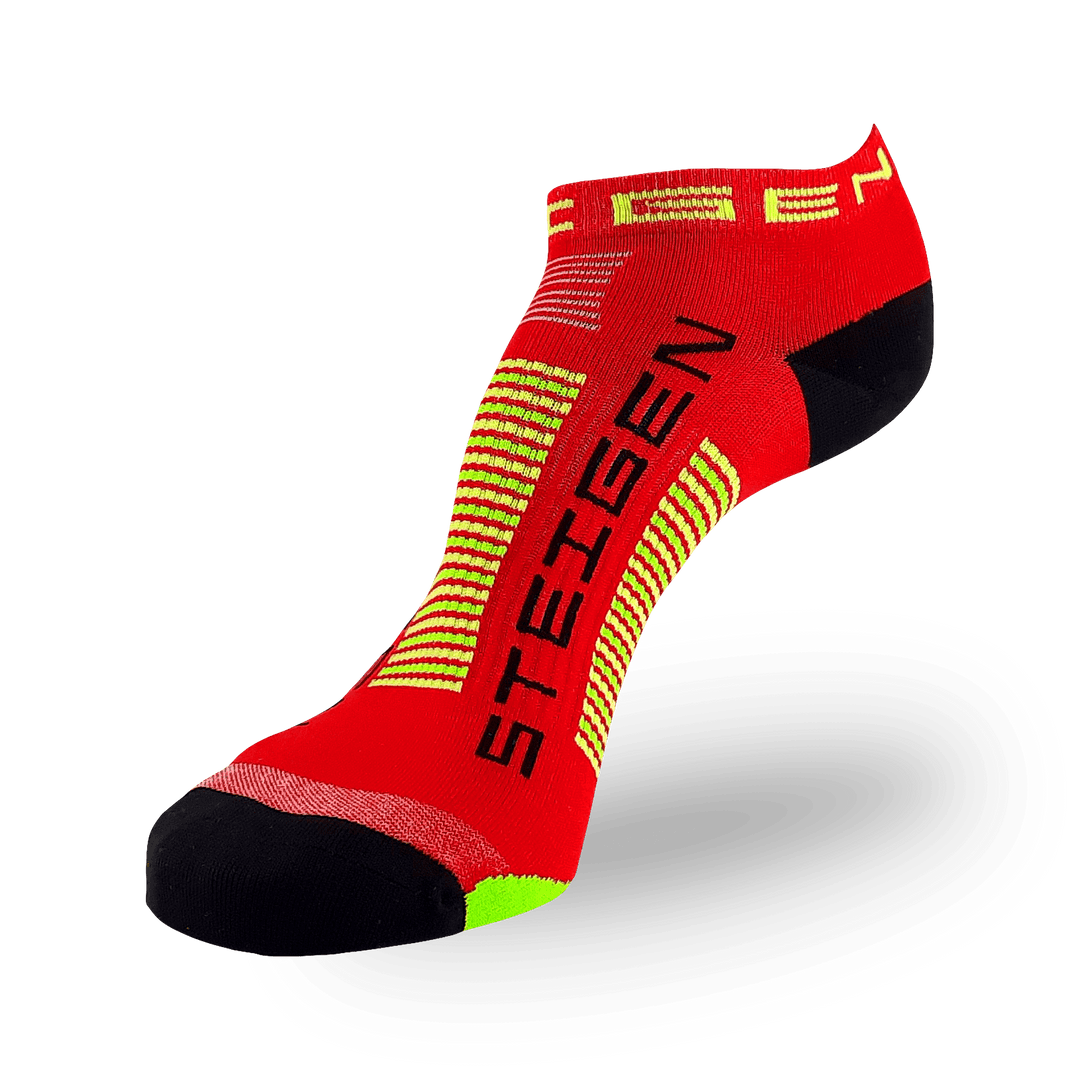 RED RUNNING SOCKS ZERO LENGTH