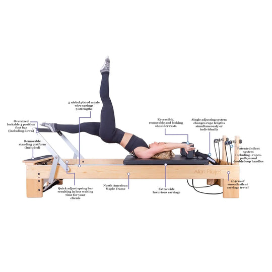 Align Pilates M8 Pro Timber Pilates Reformer