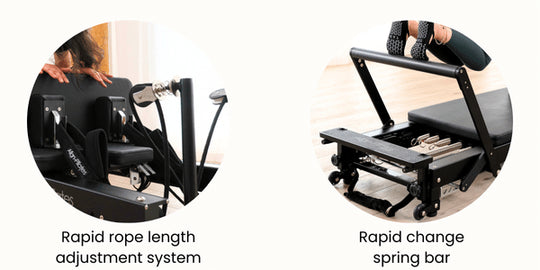 Align-Pilates C8 Raven Pilates Reformer