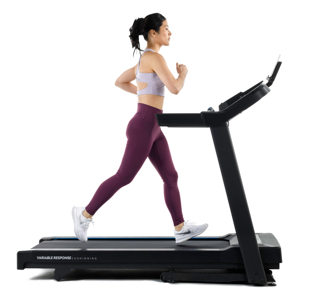 Horizon 5.0AT treadmill profile during a run